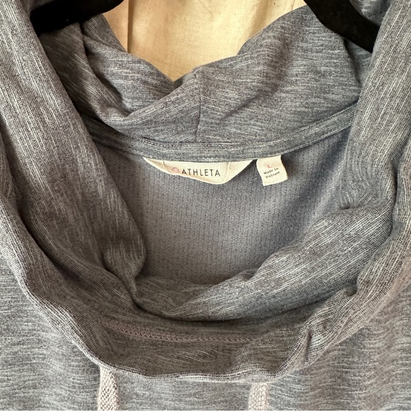 Athleta Gym to Street Sport It Cowl Neck Sweatshirt Dress - Picture 4 of 5